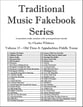 Traditional Music Fakebook Series piano sheet music cover